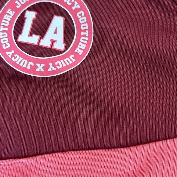 Juicy Couture Claret JXJC Colorblock Tricot Track Jacket Size Large - Picture 12 of 12